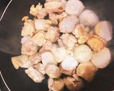 ご飯にぴったり！里芋と鶏肉の簡単炒め煮☆作り方3写真