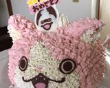 妖怪ウォッチ☆ジバニャンのドームケーキ作り方20写真