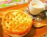 簡単美味♪ココットカマンアップルパイ作り方4写真
