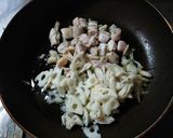 秋野菜と鶏肉の混ぜご飯作り方5写真