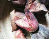 つまみ！菱の実の炒め焼き作り方1写真
