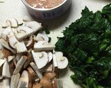 朝食プレート ほうれん草とツナオムレツ作り方1写真