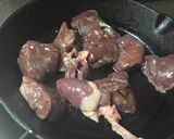レバニラにんにく醤油炒め作り方1写真