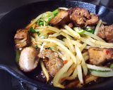 レバニラにんにく醤油炒め作り方4写真