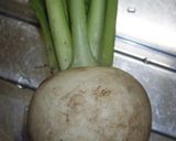 香味ペースト使用！かぶと豚肉のピリ辛炒め作り方2写真