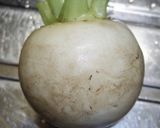 香味ペースト使用！かぶと豚肉のピリ辛炒め作り方4写真
