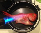 【世界初】 炙り金目鯛のトマトすき焼き作り方16写真