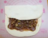 むき栗とマロンクリームの三つ編み食パン作り方8写真