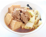 低糖♪厚揚げと白菜と大豆のお肉の炊いたん作り方7写真