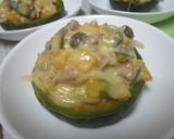 大豆のお肉ｄｅかぼちゃグラタン♪作り方12写真