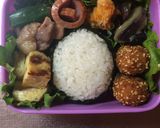キャラ弁カオナシ作り方3写真