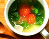 レタスの外葉でBLTスープ作り方5写真