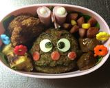 キャラ弁カレーパンマン作り方4写真
