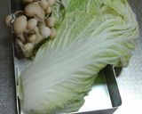 大豆のお肉（ブロック）の白菜ミルクスープ作り方2写真