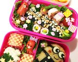 ミニオン ♡ キャラ弁作り方1写真