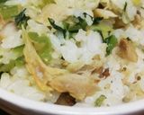 発芽玄米で☆干物と漬物の混ぜご飯作り方3写真