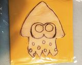 スプラトゥーンのイカのキャラ弁作り方1写真
