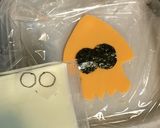 スプラトゥーンのイカのキャラ弁作り方3写真
