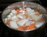 大根と豆腐の煮物作り方3写真