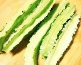 四角豆のピーナツクリーム和え作り方1写真