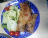 しいたけとシーチキンの春巻き作り方4写真