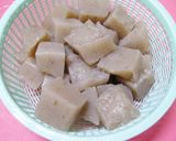 大豆のお肉でヘルシーどて焼き（味噌煮込）作り方1写真