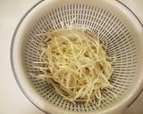 簡単美味☆春菊ともやしのナムル♪作り方1写真