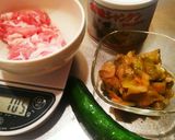 豚肉とザーサイの食べるスープ♪作り方1写真