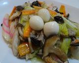 中華屋さんの味♪簡単ヘルシー八宝菜作り方7写真