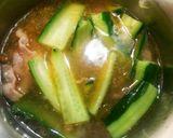 豚肉とザーサイの食べるスープ♪作り方6写真