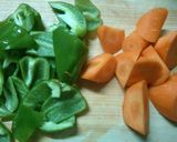 ヘルシー♪大豆のお肉のデミグラスシチュー作り方1写真