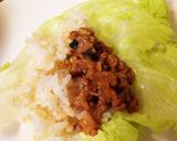 ヘルシー☆肉みそと発芽米のレタス包み作り方7写真