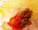 ヘルシー☆肉みそと発芽米のレタス包み作り方8写真