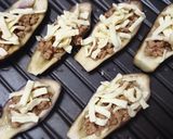 ナスと大豆のお肉のチーズ焼き♪作り方5写真