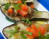 ナスと大豆のお肉のチーズ焼き♪作り方6写真