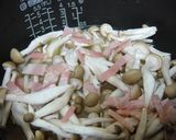 牡蠣としめじのカレー風味炊き込みご飯作り方6写真