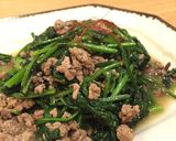 絶品 小鉢 ほうれん草とひき肉のバター煮作り方4写真