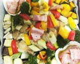 2種類のガーリックオイルで食べる秋野菜作り方11写真