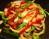 大豆のお肉でバジルチーズ焼き☆作り方5写真