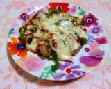 大豆のお肉でバジルチーズ焼き☆作り方7写真