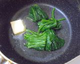 ほうれん草のバター炒め作り方2写真