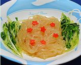 シャンタン餡をかけたマロニー♪作り方3写真