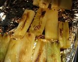 焼き葱と鮭のフレークのコンソメスープ作り方1写真
