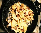 きのことジャガイモのバター醤油炒め作り方8写真