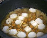 ナメコと麩の味噌汁紫蘇風味作り方1写真
