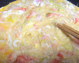 節約♡簡単１５分で旨い♡蟹玉甘酢あんかけ作り方3写真