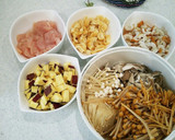 秋の味覚☆きのことお芋の炊き込みご飯作り方1写真