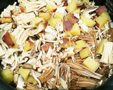 秋の味覚☆きのことお芋の炊き込みご飯作り方4写真