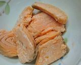 お味噌汁で炊く♪鮭しめじごはん☆作り方2写真