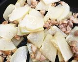 隼人瓜の味噌マヨ炒め作り方3写真